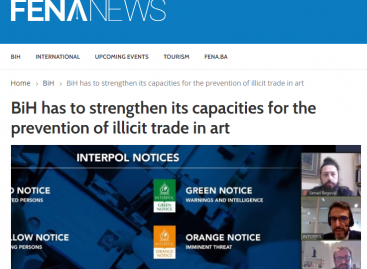 FENA.news: BiH has to strengthen its capacities for the prevention of illicit trade in art