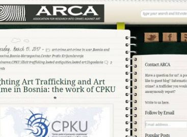 ARCA's blog: Fighting Art Trafficking and Art Crime in Bosnia: the work of CPKU