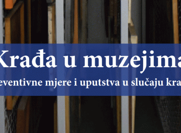 CPKU objavio uputstvo za muzeje i galerije u Bosni i Hercegovini „Krađa u muzejima – preventivne mjere i uputstva u slučaju krađe“