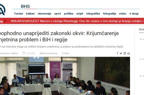Mediji: Neophodno unaprijediti zakonski okvir: Krijumčarenje umjetnina problem i BiH i regije