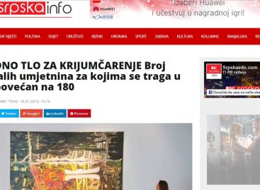 Mediji: PLODNO TLO ZA KRIJUMČARENJE-Broj nestalih umjetnina za kojima se traga u BiH povećan na 180