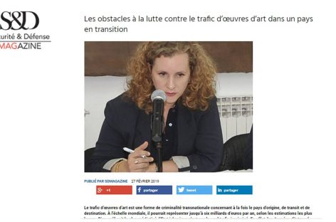 Les obstacles à la lutte contre le trafic d’œuvres d’art dans un pays en transition