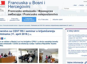 Francuska ambasada u Bosni i Hercegovini: Partnerstvo sa CEST RS i seminar o krijumčarenju umjetninama