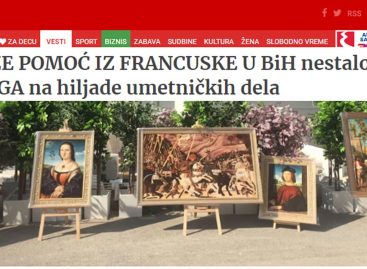 BLIC.RS: Stiže pomoć iz Francuske, u BiH nestalo bez traga na hiljade umjetničkih djela