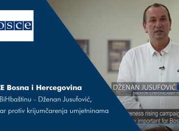 #iJaBiHbaštinu – Dženan Jusufović, Centar protiv krijumčarenja umjetninama