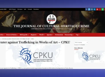 CPKU postao dio porodice medija “The Journal of Cultural Heritage Crime”