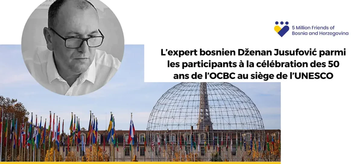 FRA: L’expert bosnien Dzenan Jusufovic parmi les participants a la celebration des 50 ans de I’OCBC au siege de I’UNESCO