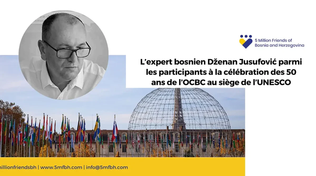 FRA: L’expert bosnien Dzenan Jusufovic parmi les participants a la celebration des 50 ans de I’OCBC au siege de I’UNESCO